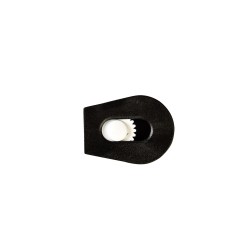 Зажим для шнура 4 мм KL цвет Чёрный + Белый (поштучно)  в Ангарске