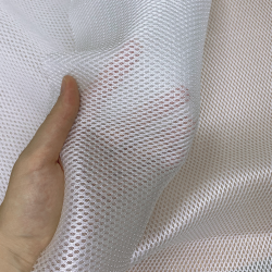 Сетка 3D трехслойная Air mesh 160 гр/м2, цвет Белый (на отрез)  в Ангарске