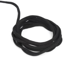 Шнур для одежды 4,5 мм, цвет Чёрный (на отрез)  в Ангарске