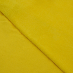 Флис Односторонний 180 гр/м2, Желтый (на отрез)  в Ангарске