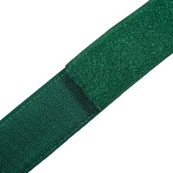 Контактная лента 40мм (38мм)  Зелёный (велькро-липучка, на отрез)  в Ангарске