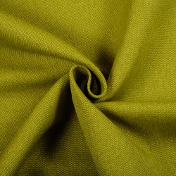 Ткань Рогожка (мебельная), цвет Зелёный (на отрез)  в Ангарске