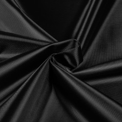 *Ткань Оксфорд 210D PU, цвет Черный (на отрез)  в Ангарске