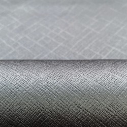 Ткань Блэкаут для штор светозатемняющая 100% &quot;Орнамент Серый&quot; (на отрез)  в Ангарске